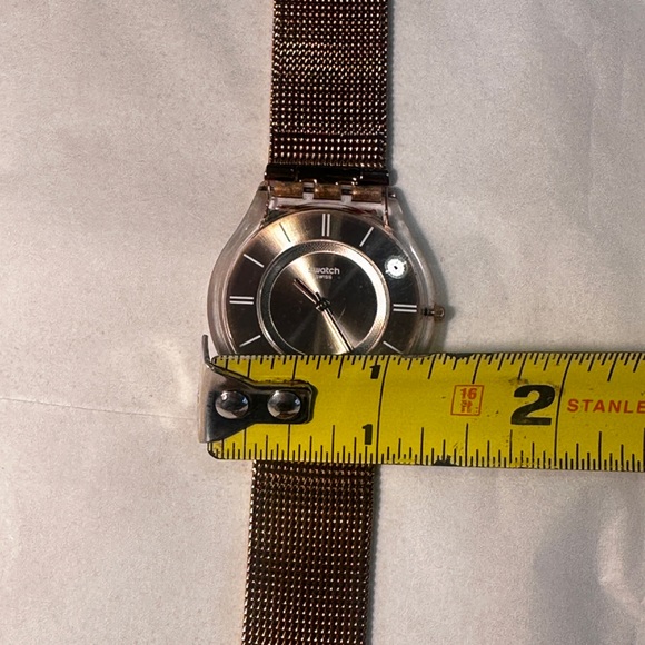 Swatch Rose-Gold-Toned SKIN Watch - Hello Darling - Picture 7 of 7